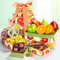 Product Sunny Days Fruit & Sweets Gift Tower Purchased by Reviewer