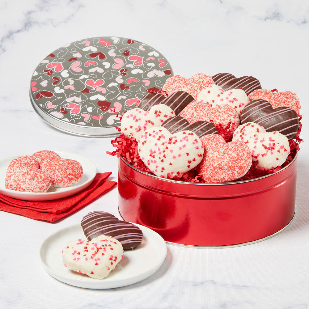  Valentine\'s Day Cookie Tin
