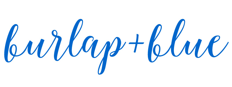 Burlap Blue