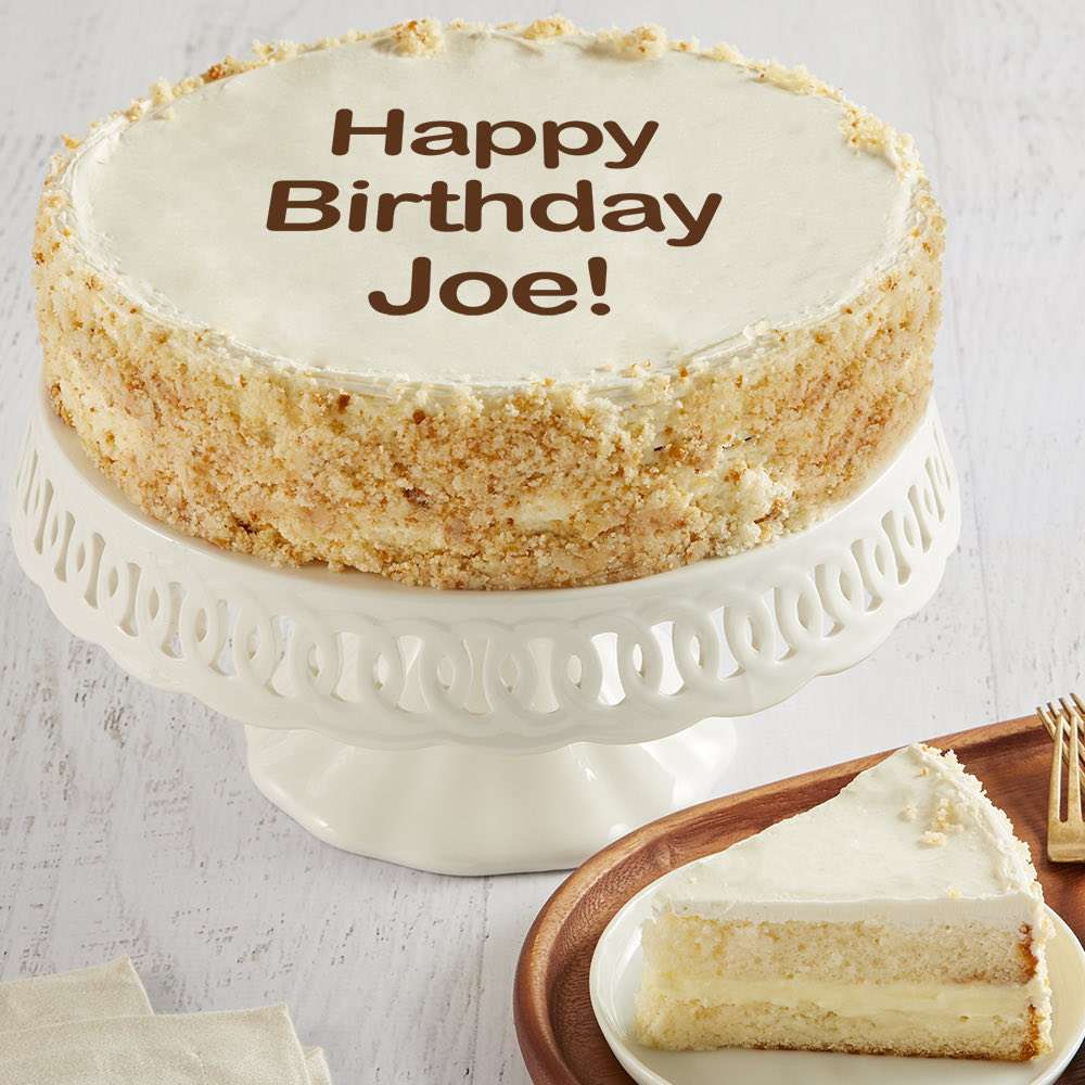 Personalized 10-inch Vanilla Cake