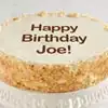 Zoomed in Image of Personalized 10-inch Vanilla Cake