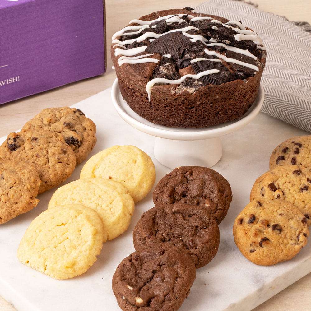 Cake and Cookie Box Close-up