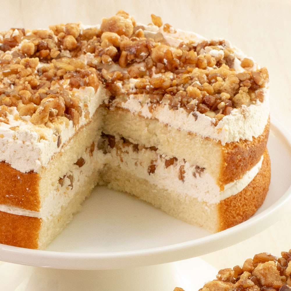 Maple Brown Sugar Cake Close-up