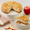 Wide View Image Apple Pie Cheesecake