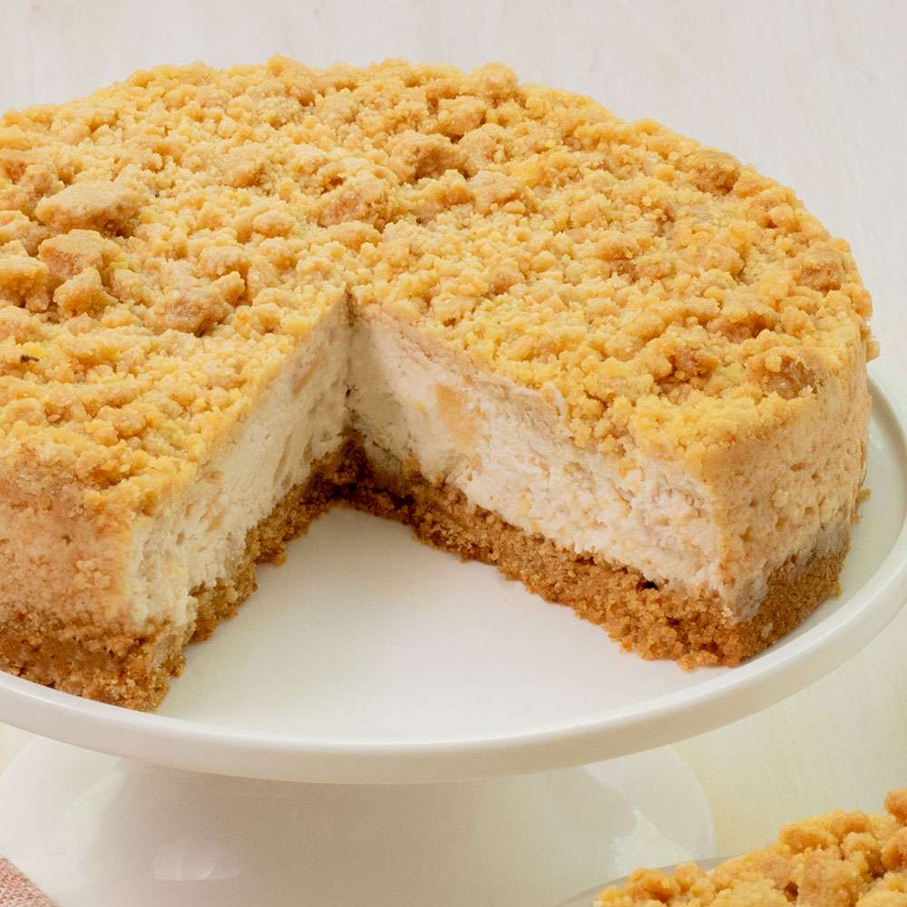 Apple Pie Cheesecake Close-up