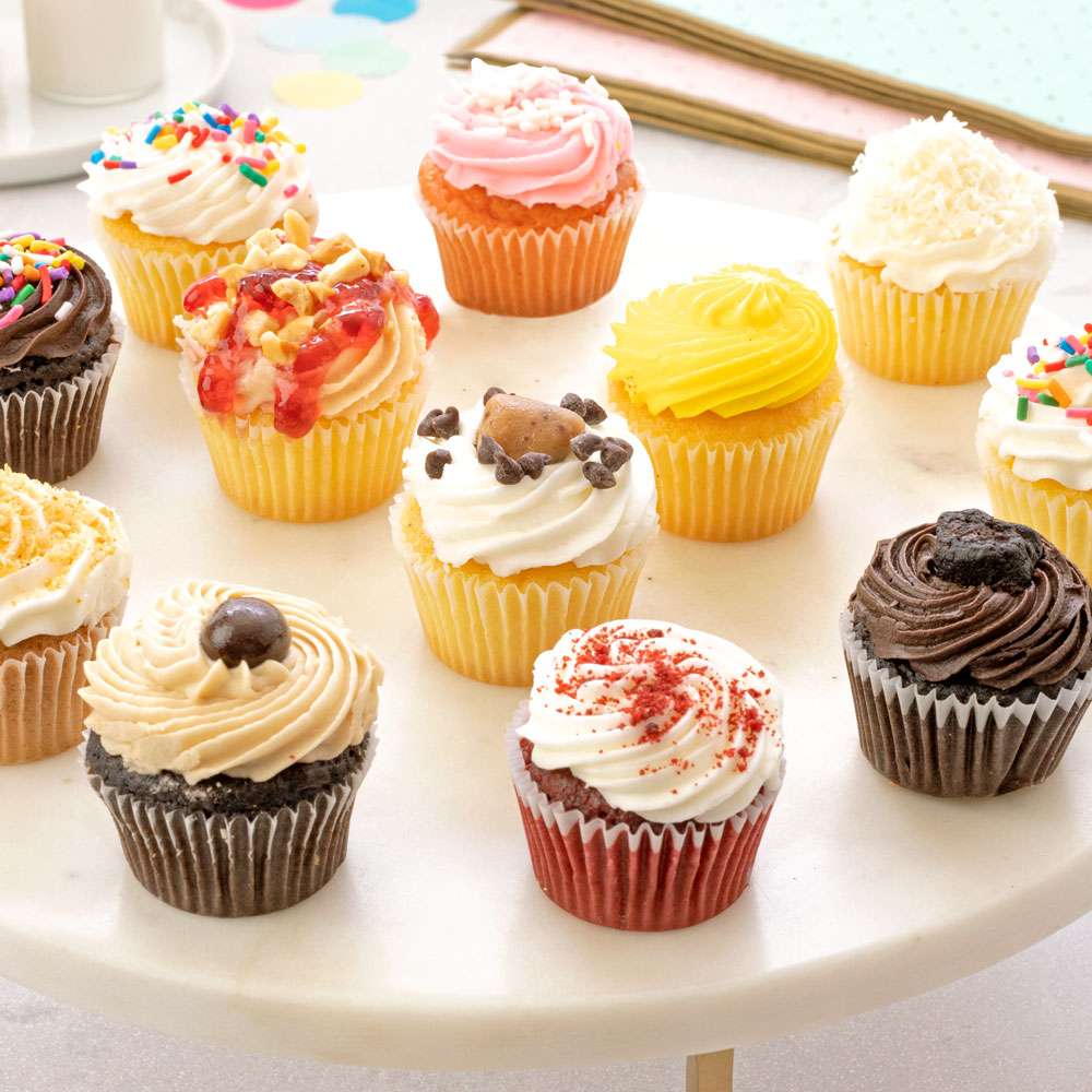 12pc Mini Cupcake Favorites Close-up