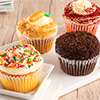 Zoomed in Image of 4pc Jumbo Cupcake Favorites