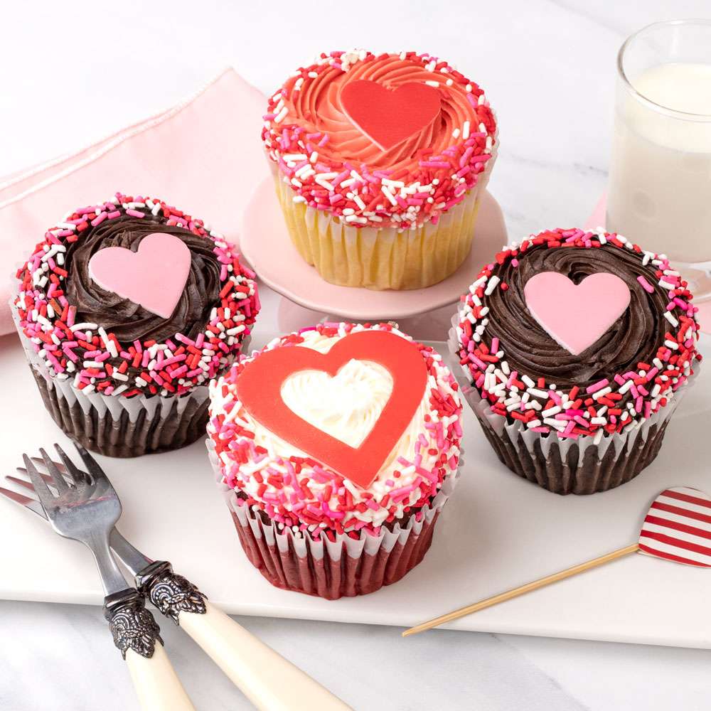 JUMBO Valentine's Day Cupcakes
