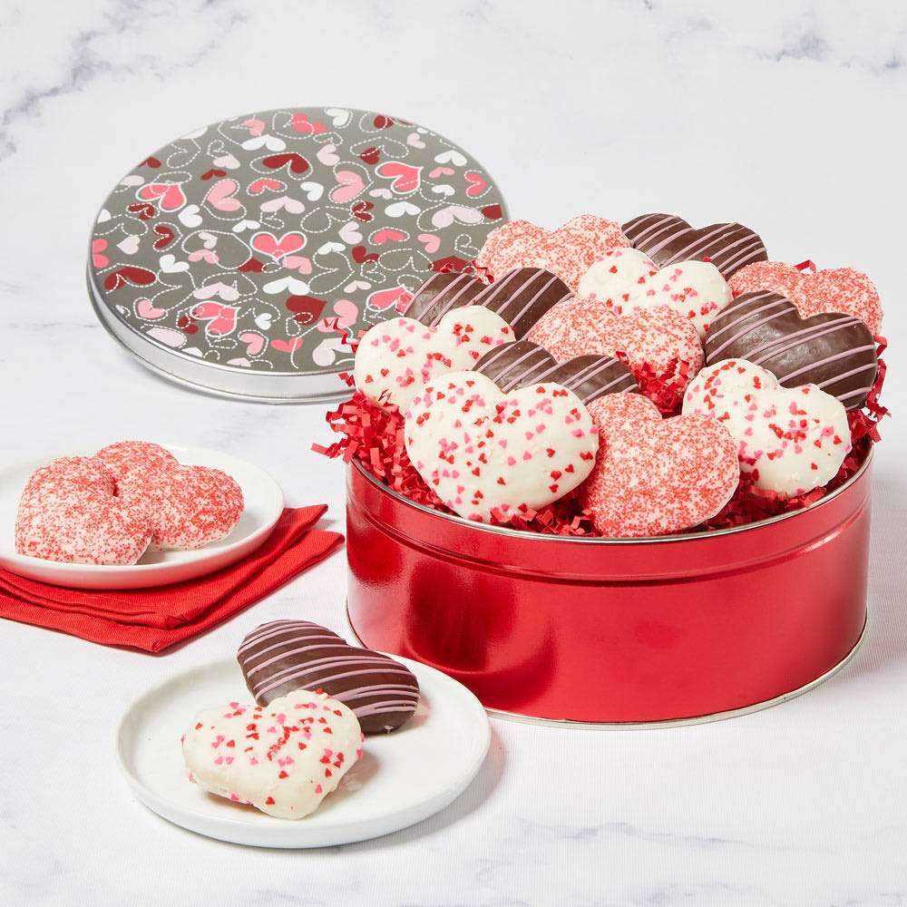 Valentine's Day Cookie Tin